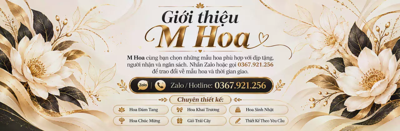 Ảnh bìa Shop hoa tươi Xã Phù Mỹ Gia Lai - Chọn hoa gửi đúng tâm tình